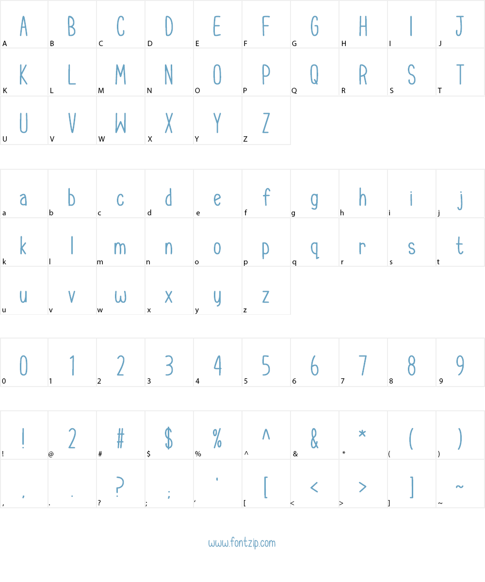 Cupcake Smiles Font Character